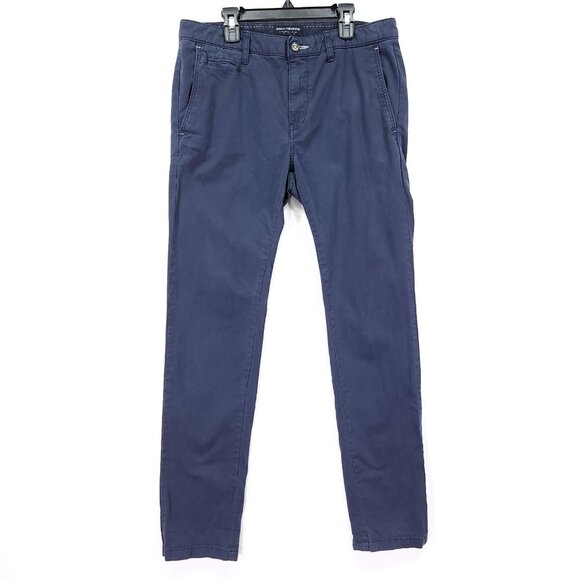 Paco Rabanne Comfort Cotton Pants Size 32X32 Mens Comfort Chinos Blue - Picture 1 of 14